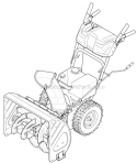Quick Reference Diagram and Parts List for 31A-63BD700 2012 Yard Machines Snow Blower